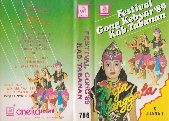 Festival Gong '89 Kab. Tabanan