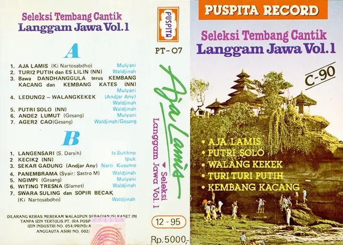 Seleksi Tembang Cantik Langgam Jawa