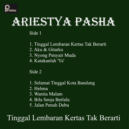 Tinggal Lembaran Kertas Tak Berarti