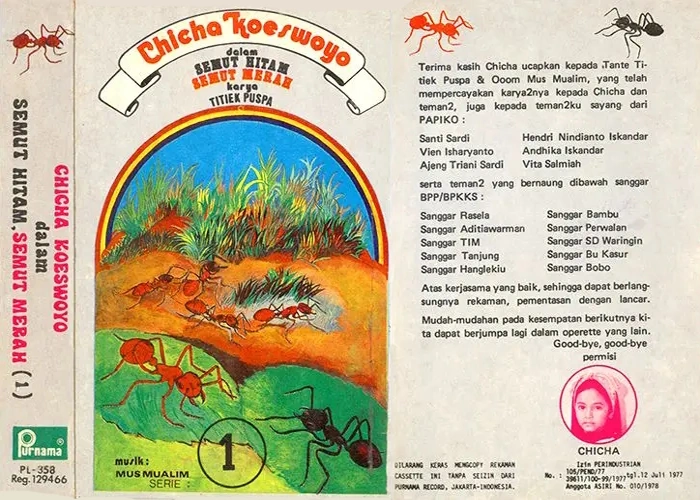 Semut Hitam, Semut Merah