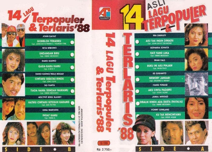 14 Lagu Terpopuler & Terlaris 88
