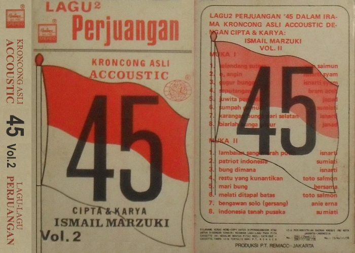 Lagu2 Perjuangan '45 Vol. 2