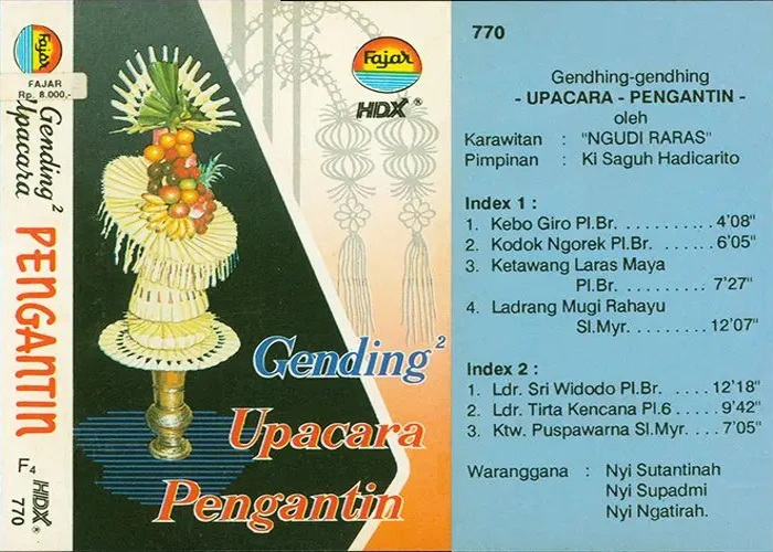 Gending2 Upacara Pengantin