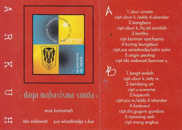 Arkuh Lagu Pasanggiri Tembang Sunda KA-14 Taun 1996