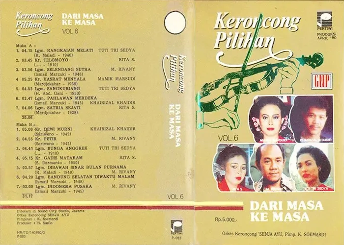 Keroncong Pilihan, Vol. 6: Dari Masa Ke Masa