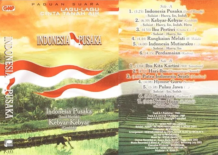 Lagu-Lagu Cinta Tanah Air: Indonesia Pusaka