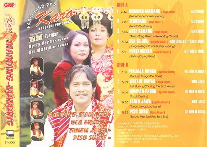 Lagu-Lagu Pop Karo
